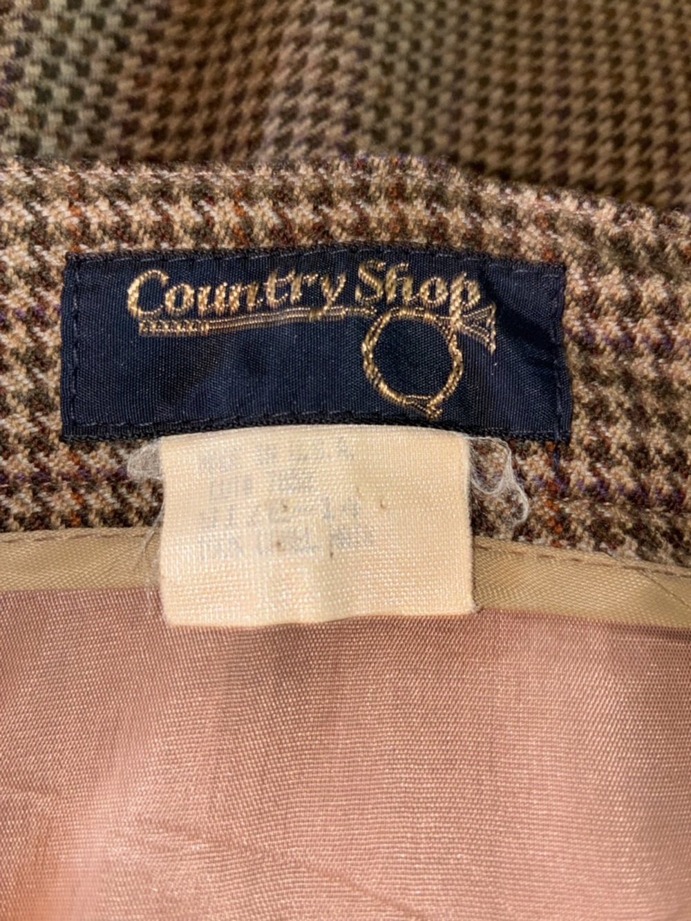 Vintage Country Shop Camel Hair Skirt - Picture 4 of 6
